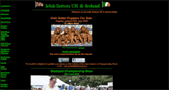 Desktop Screenshot of irishsetter.org.uk